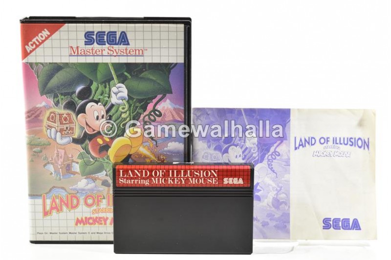 Jeu Vidéo Land Of Illusion Starring Mickey Mouse - SEGA Master System - Version PAL - Bon état Complet